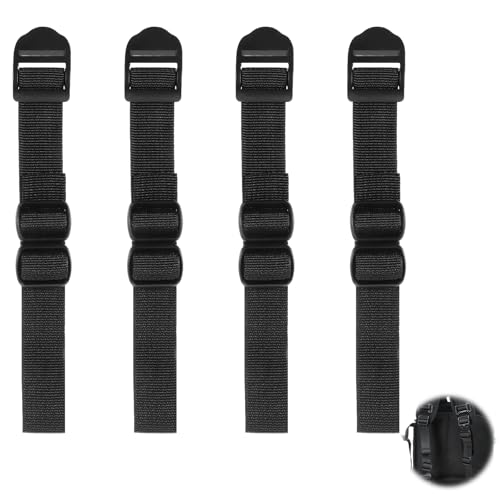 Apojgitn 4 Pcs Fanny Pack Extender Strap, Black Simple Fashionable