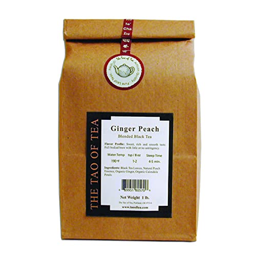 Ginger Peach Blended Black Tea, 1-pounds