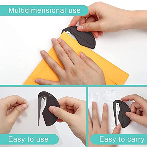 Kaxofang Letter Opener Envelope Slitter, 12 Pcs Letter Opener Slitter Letter Openers with Razor Blade for Envelope… - Afbeelding 3