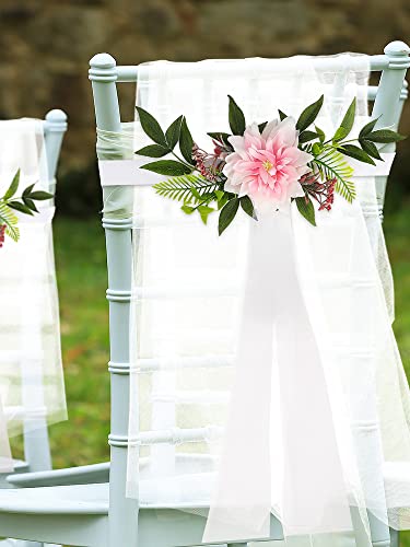 BEIJIALY Wedding Aisle Decorations Pew Flowers Set of 6 - Image 2