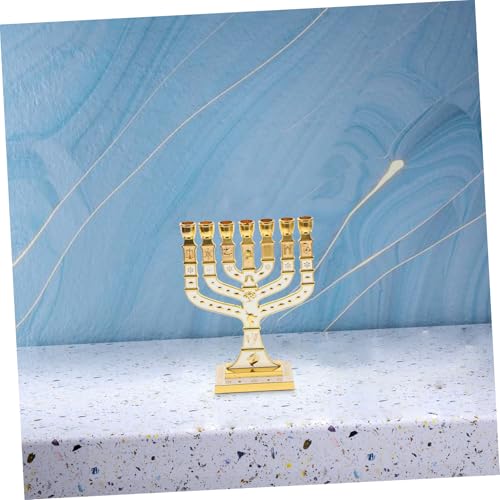 Support pour bougie pilier de Hanoukka et chandelier de table élégant