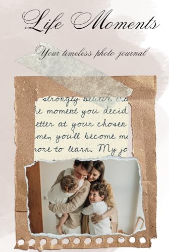 'Life Moments' , photo journal,150 pages, with lined space to jot down you memories