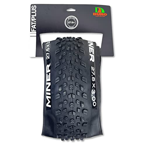 Duro Miner 27.5X3.0 Mountain Bike Tire, Folding Bead - Great Traction, Fast Rolling #TOP1