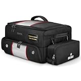 YOREPEK Upgraded Golf Trunk Organizer, Golf Gifts for Men, with Removable Insulated Pouch&Dust-Proof Protective Layer, Multi-Compartment fits 2 Pairs of Shoes, Golf Accessories