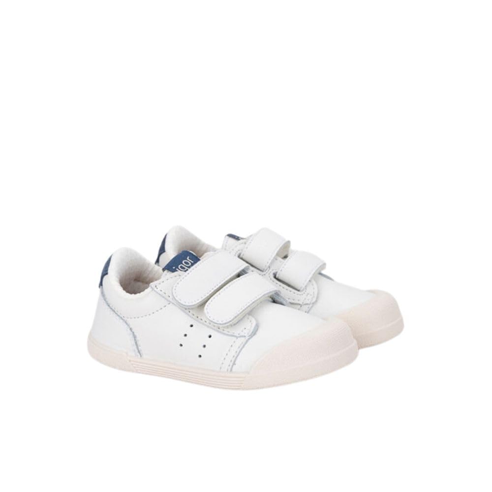 IGOR Deportivo COLEGIAL Respetuoso Tennis Cierre VELCROS Blanco-Jeans W10325-050