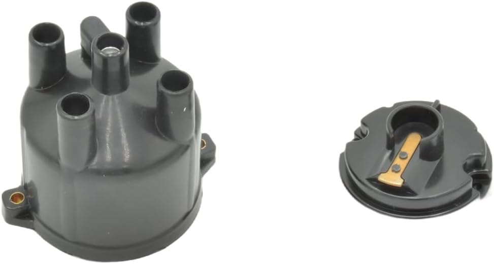 DCR52 Distributor Cap and Rotor Set - Compatible with Chrysler Conquest, E, Executive, LeBaron, New, Town & 400