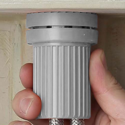 Fasizi Praktische Waschbecken-Befestigungsmutter - Passend Für Verschiedene Wasserhahn-Installationen in Küche Und Bad - Grau