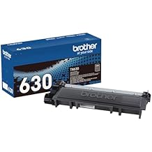 Brother Genuine Standard Yield Toner Cartridge, TN630, Replacement Black Toner, Page Yield Up to 1,200 Pages, Amazon Dash Replenishment Cartridge