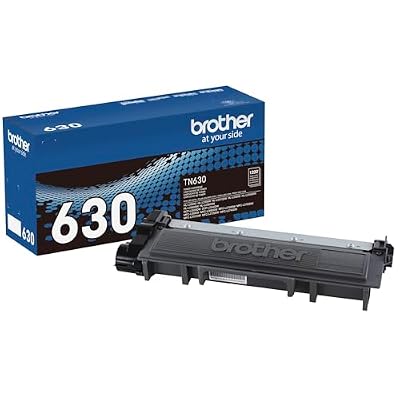 Brother Genuine Standard Yield Toner Cartridge, TN630, Replacement Black Toner, Page Yield Up to 1,200 Pages, Amazon Dash Replenishment Cartridge