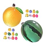 Toyvian 20stücke Miniatur Obst Modell Lebensechte Fruchtverzierung Künstliche Früchte Für DIY Handwerk Szenendekor Fotografie Requisiten Und Schaufensterdekoration