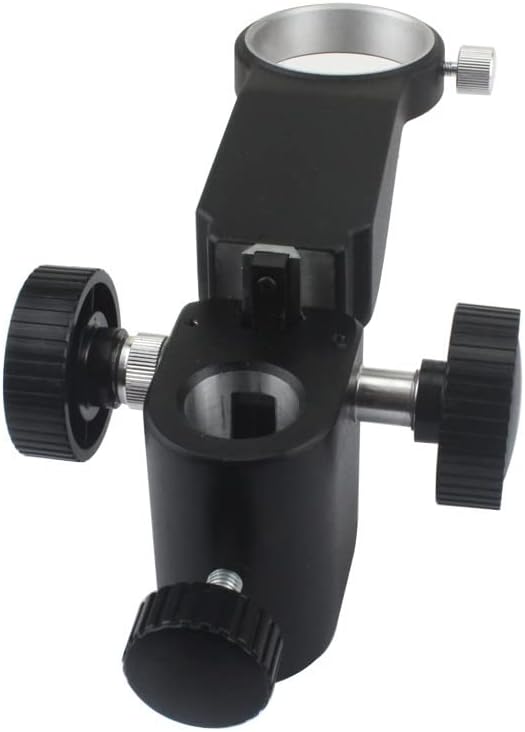 ZTBH Microscope Accessories Kit USB Video Microscope Camera Adjustable Working Stand Holder 50mm Ring Holder Microscope Slides(C)