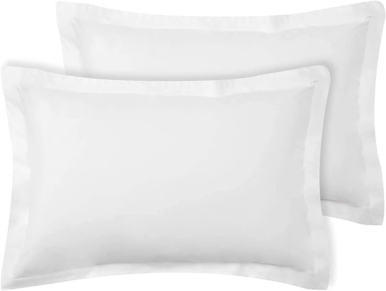 Nightzone White Night Zone Pillow Cases 200 Thread Count Egyptian Cotton Pillowcases 2 Pack Soft Cozy And Breathable Envelope Closure Cotton Pillow Cases 50X75 Cm (Oxford Pillow Cases, )