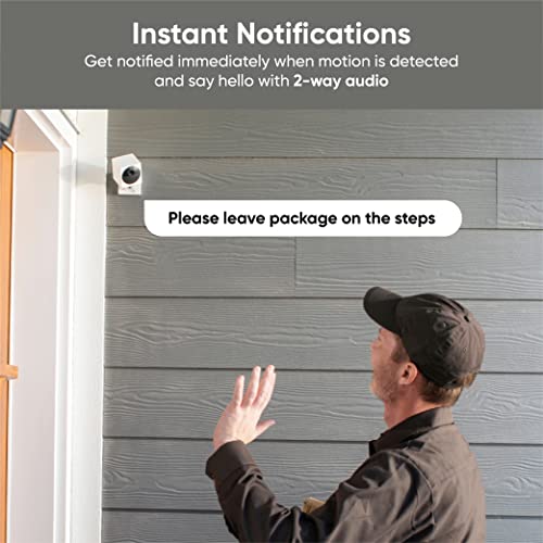 Wyze Cam Outdoor Starter Bundle V2 (Includes Base Station And 1 Cam), 1080P Hd Indoor/Outdoor Wireless Smart Home Camera With Color Night Vision, 2-Way Audio, Works With Alexa & Google - 1 Camera Kit #TOP3
