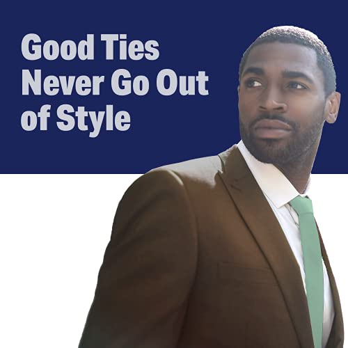 LUTHER PIKE SEATTLE Mens Ties – Formal Neckties for Men, Standard & Skinny Styles | Soft, Wrinkle-Resistant Solid Color Ties for Men – Business, Weddings & Office - Seafoam Green