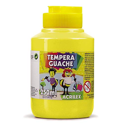 Tinta Guache 250ml Amarelo Limao 1 41o6hIcflfL