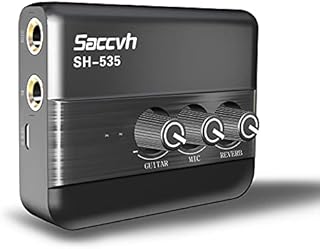 Audio Interface Recording For Acoustic Guitar Saxophone Ukulele,Suit iPhone,iPad and Mac USB/3.5mm Audio Live Streaming Interface Fit Podcasters And Short Vedio Rapid Production