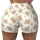 Pantalones cortos de correr para mujer: los pantalones cortos deportivos Kawaii Bear para mujer son ideales para diversas actividades deportivas. Ya sea que estés corriendo, practicando yoga o haciendo ciclismo, estos pantalones cortos ofrecen la flexibilidad que necesitas