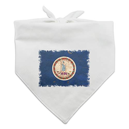 GRAPHICS & MORE Rustic Virginia State Flag Distressed USA Dog Pet Bandana