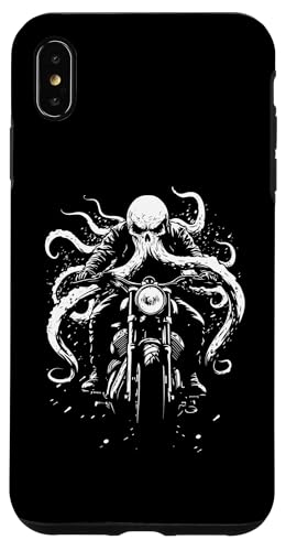 Vintage Motorcycle Rider Classic Bike Octopus �X�}�z�P�[�X iPhone XS Max �p