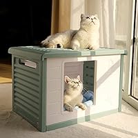 Amazon | 猫ハウス 屋外 犬小屋 防水 ペット部屋 通気性 分娩室 猫巣