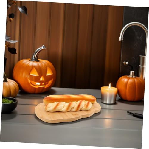 Bandeja de calabaza para queso fácil de limpiar en Halloween 7