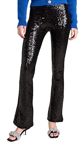 commando Sequin Flared Legging - SLG37 (Black, Medium)