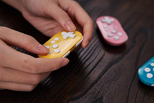 8Bitdo Zero 2 Mini Bluetooth Gamepad for Switch Windows Android MacOS Steam Raspberry Pi (Yellow) by 8Bitdo - Image 7