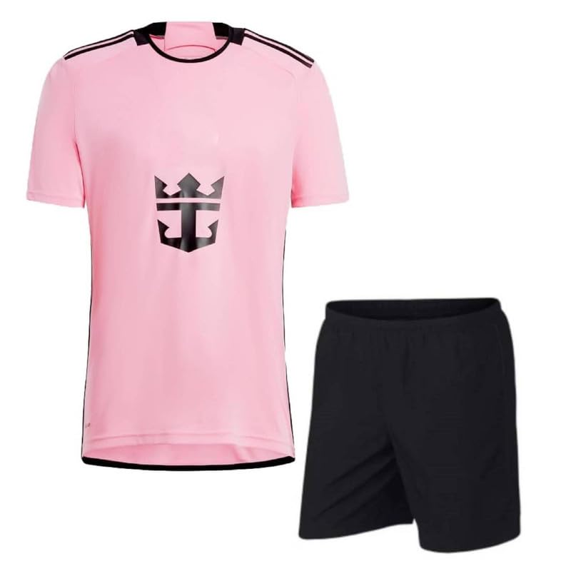White Blue Argeentinaa Meesii 10 Football Jersey with Shorts 2024 for (Kids & Men & Boys)