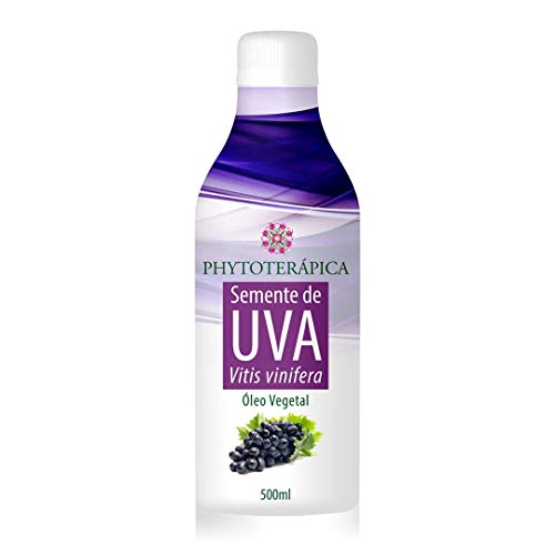 PHYTOTERAPICA - Óleo Vegetal de Semente de Uva - Para Massagem e Aromaterapia -Ideal para usar com ó