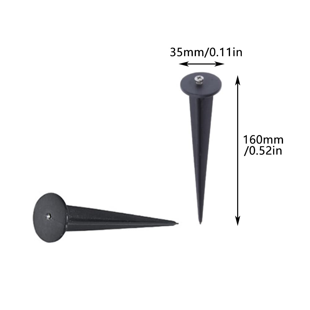 Garden Stakes, 16 Pack Ground Light Spikes Stakes, 16cm Ground Solar Torch Light Spikes - Image 2