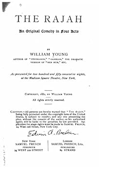 Paperback The Rajah, an Original Comedy in Four Acts Book