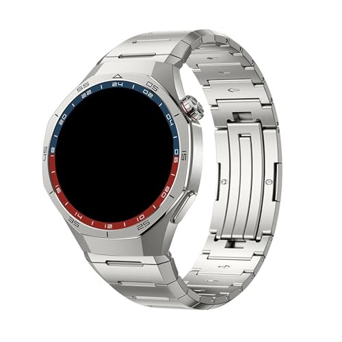 [PLYYQZM] �ؒf�ʃX�`�[�����X�g�o���h�A.Hua wei �ɍ��� Watch GT5 Pro 46MM �X�g���b�v 22mm ���v�X�g���b�v���������܂��ɓK�p(Silver,For GT5 46mm)