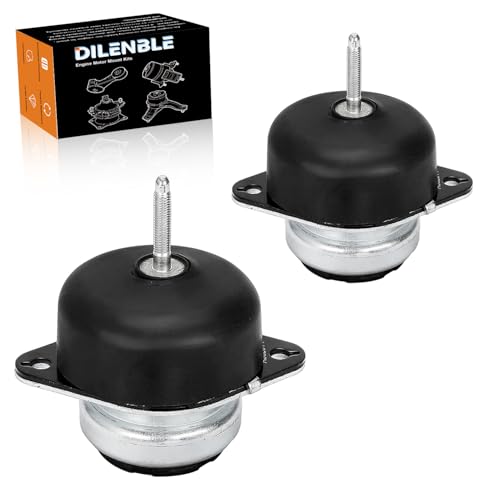Engine Motor Mount & Trans Mount Replacement for Ford Mustang 2011 2012 2013 2014 2015 2016 V6 3.7L, Engine Mount Set of 2 Replaces OE# A5523 3250 EM-4029 6R3Z6038A BR3Z6038B EM4029 by DILENBLE - Used condition - US$22.17