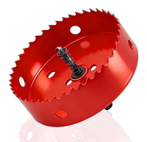 Scie Cloche Bimétallique Foret Cloche Universel 150 mm Scie Cloche Circulaire HSS M42 Avec Arbre Triangulaire pour Bois PVC Aluminium Métal Inoxydable