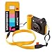KODAK Deluxe Neck Strap Color Kit, Comfortable & Detachable Camera Straps, Compatible Smile + Instant Camera, 6 Color Pack (White, Black, Pink, Green, Blue, and Hot Pink)