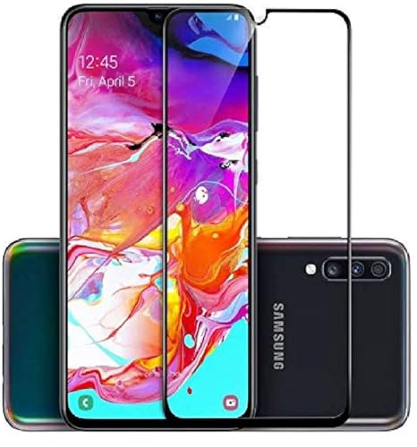 Image of HD Tempered Glass Screen Protector Compatible For Samsung Galaxy A70, A70s With Edge To Edge Coverage And Easy Installation Kit