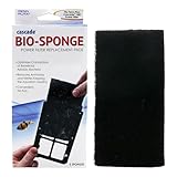 Penn-Plax Cascade 300 Power Filter Replacement Bio Sponge, 2 Pack -Durable Aquarium Filter Media Compatible with Cascade Power Filters -Improves Water Flow & Filtration Efficiency -Black, 7 x 1 x 5 In