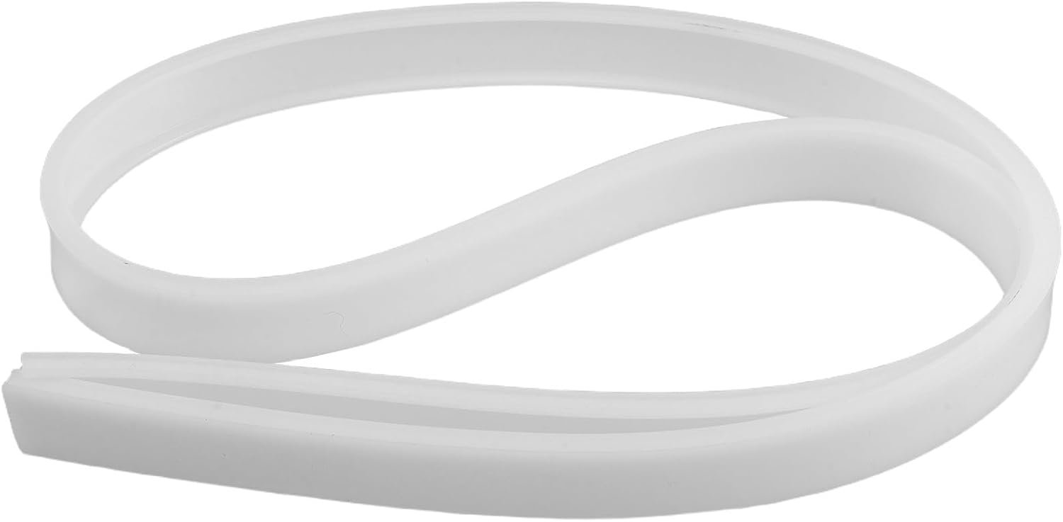 Lurrose Flexible LED Strip Light Mounting Channel Curved White Cover | 20mm Diffuser Cover, Wall Mounting Track for Decorative Lighting Designs, Simple Elegant Modern Profile for Living Room