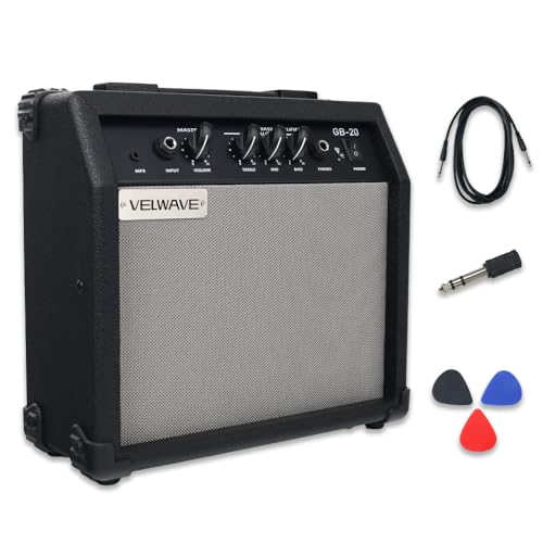 Portable 20W Electric Bass Guitar Amplifier with MP3