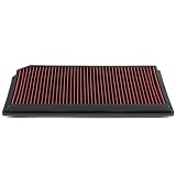 DNA Motoring AFPN-005-RD Washable Drop In Panel Air Filter Enhance Engine Performance [Compatible