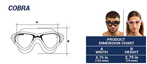 Óculos de Natação Cressi Cobra - Rosa/rosa