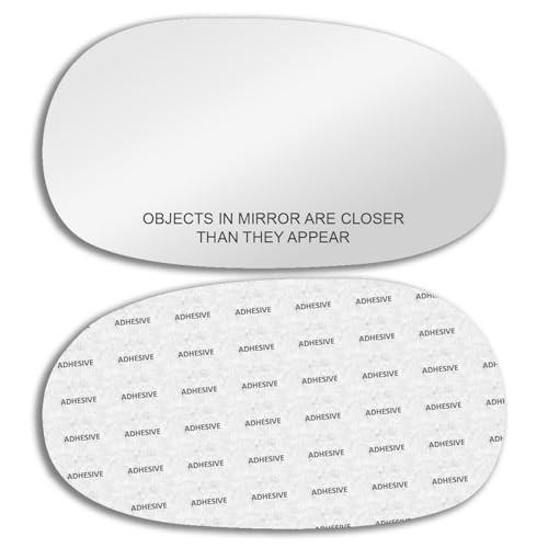 New Replacement Mirror Glass with Full Size Adhesive for 2004-2008 Chrysler Crossfire Passenger Side View Right RH