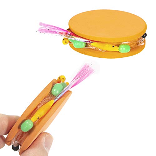 Keenso Carretéis de espuma de pesca para armazenamento de linha de pesca, 16 peças de cores mistas p