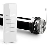 NOBILY Funk/Maxi-Rolladenmotor PR5 10/15-60 inkl. hochwertigem Handsender, mit mechanischen Endabschaltern (Zugkraft 10Nm/25kg)für 60mm Achkantwelle (SW60) Rolladenantrieb, Rollladenmotor für Rolladen