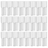 Kichvoe Cuvette in plastica da 100 pezzi - Cuvette quadrate in plastica trasparente da 1,5 ml con trasparenza ottica sui 4 lati - Contenitori da laboratorio accurati per test con spettrofotometro