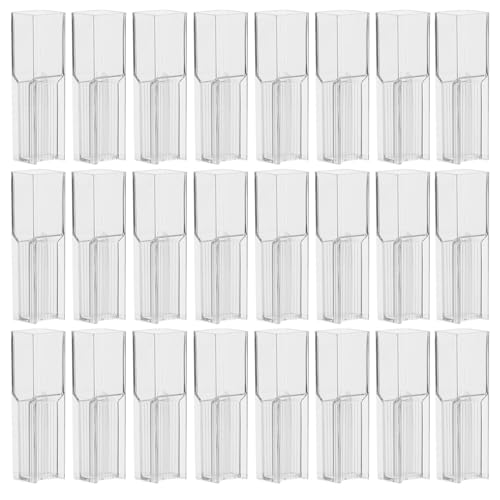 MAGICLULU - MAGICLULU Cuvettes de laboratoire 100 pièces - Cuvettes carrées transparentes standard de 1,5 ml pour expériences - Appareils de laboratoire optiques en plastique, flacons d'analyse