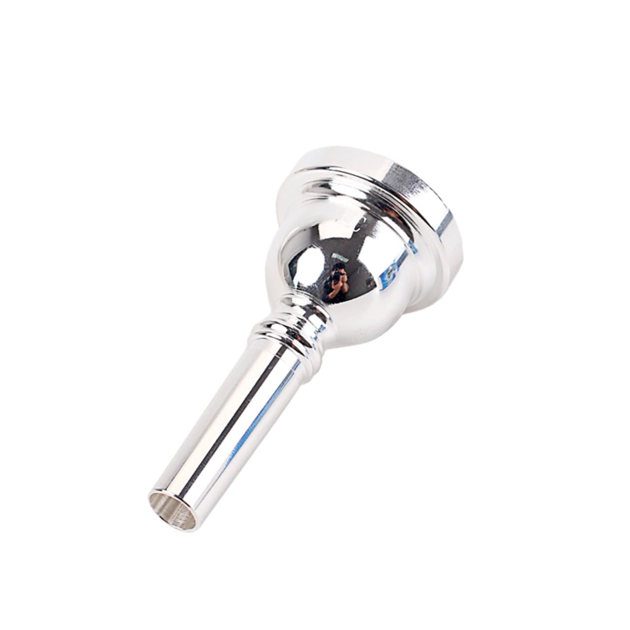 JOINPAYA C Trumpet Mouthpiece Replacement by Silver Finish Model High Register Compatibility for Professional and Amateur Players