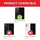 BEZ Case for Samsung A23 5G, Phone Case Compatible with Galaxy A23 5G, Flip Wallet Cover [Canvas Faux Leather] with RFID Blocking Card Holders, Kick Stand, Magnetic Closure, Black - Image 6