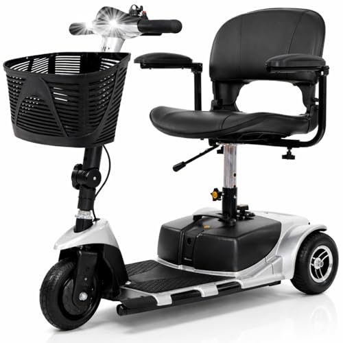Vive 3‑Wheel Mobility Scooter – Folding Long‑Range Battery Basket Included