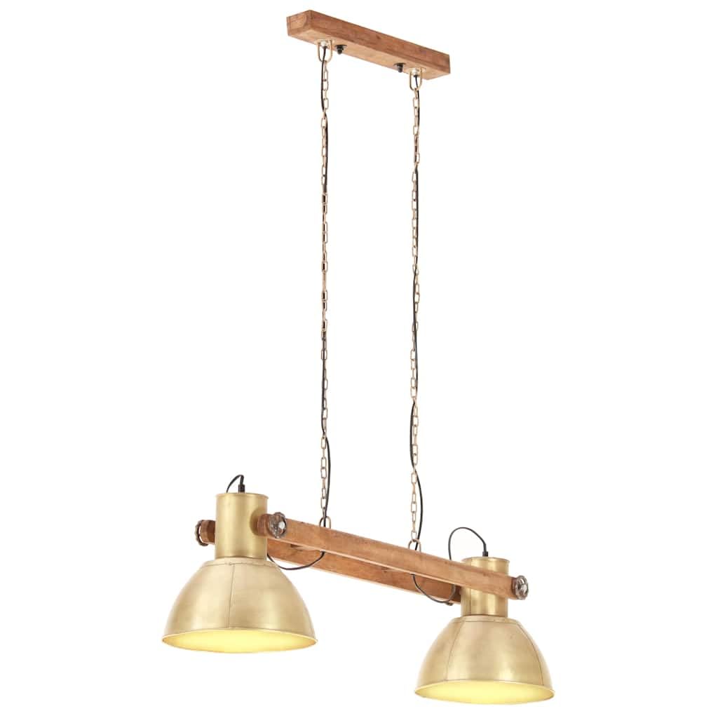 Narzędzia domowe - Przemysłowa lampa wisząca 25 W mosiądz 109 cm E27
